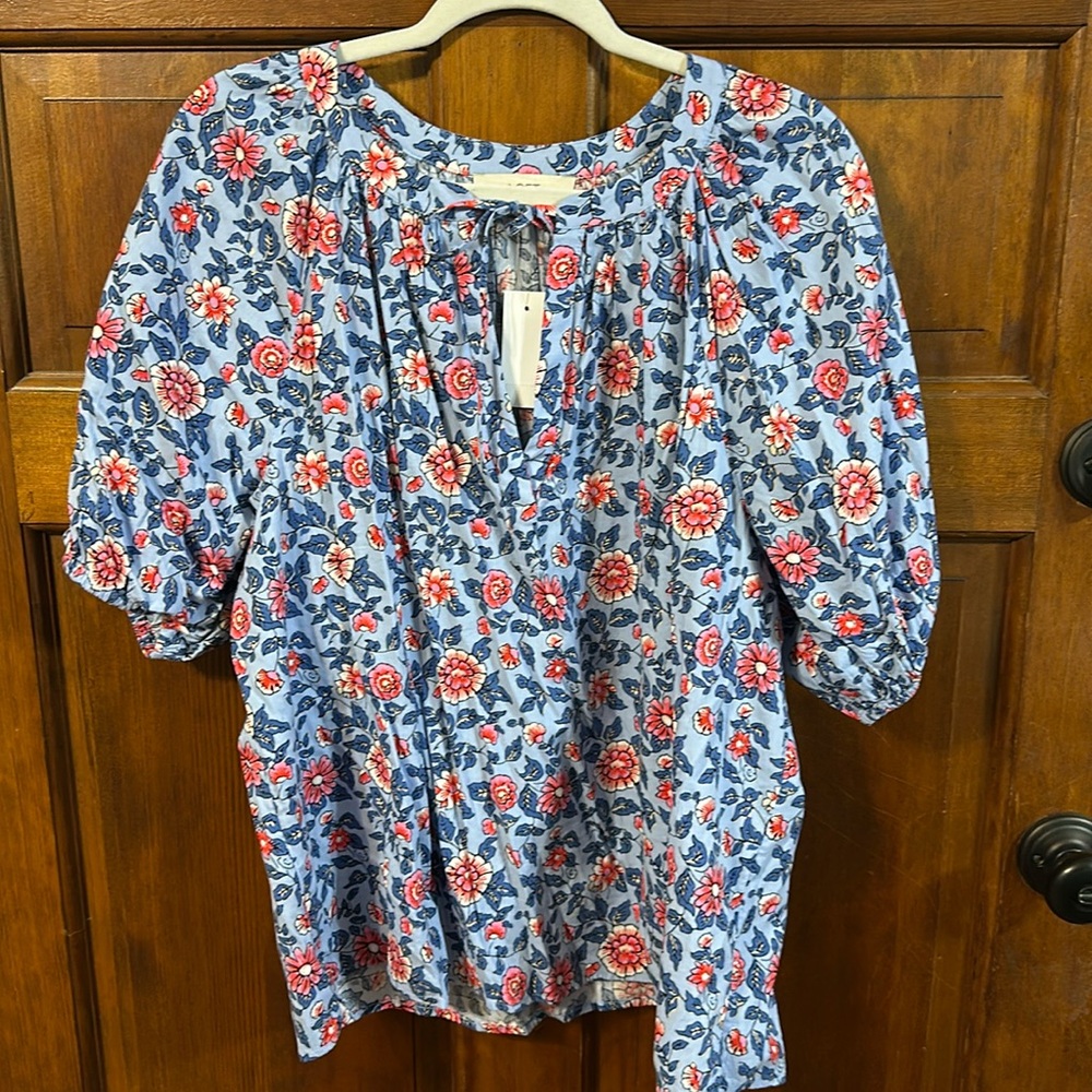 LOFT XL Floral Blouse